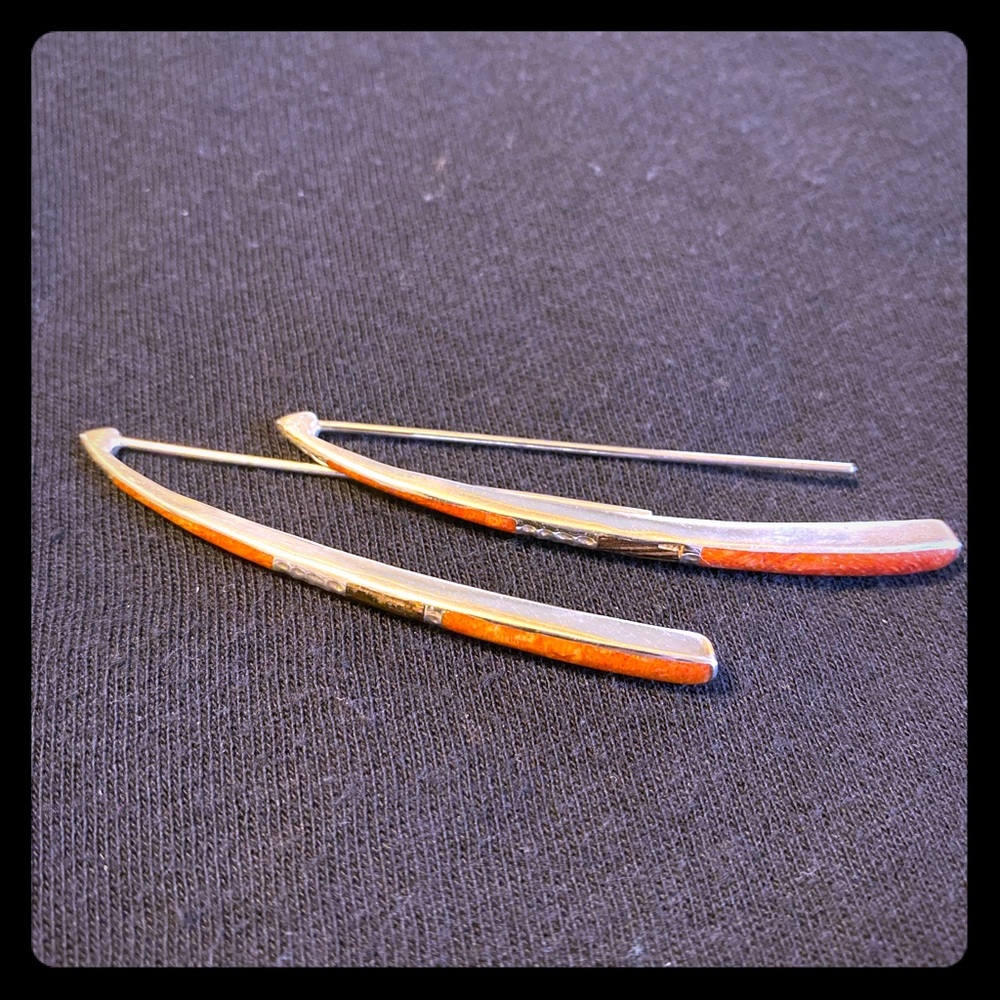 Silpada long post earrings